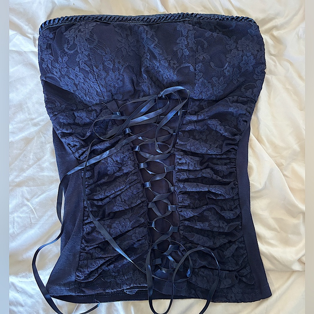Vintage Navy Tube Top